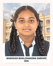 Bhargavi Sarpate 81%