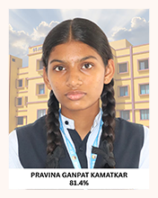 Pravina Kamatkar 81.4%