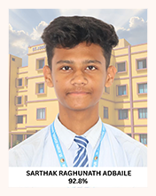 Sarthak Adbaile - 92.8%